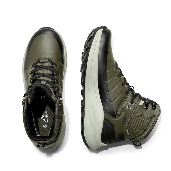 Men's Cap-Toe Waterproof Hiking Boots - ARMY GREEN - 6